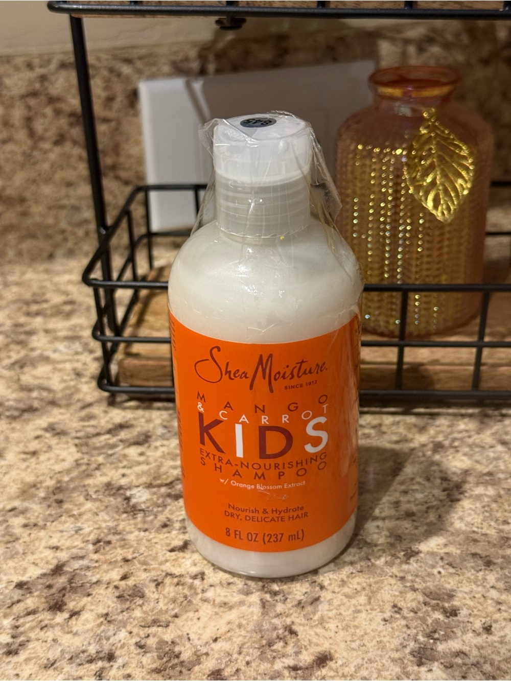 Shea Moisture Moisturizing Kids Shampoo Mango Carrot Shea Butter 8 oz